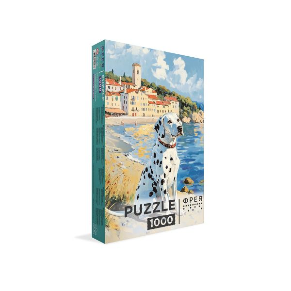 Пазл 1000 элементов, PZL-1000/84 Далматинец на море, Фрея