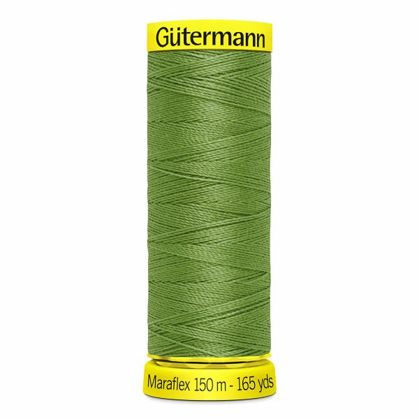 Нитки для трикотажа Gutermann Maraflex, 150м, 283 умеренный папоротник, 5 катушек