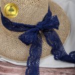 Кружево вязаное (тесьма) 45 мм / 10 метров, TBY-5235, цв.29 т.синий, Kruzhevo