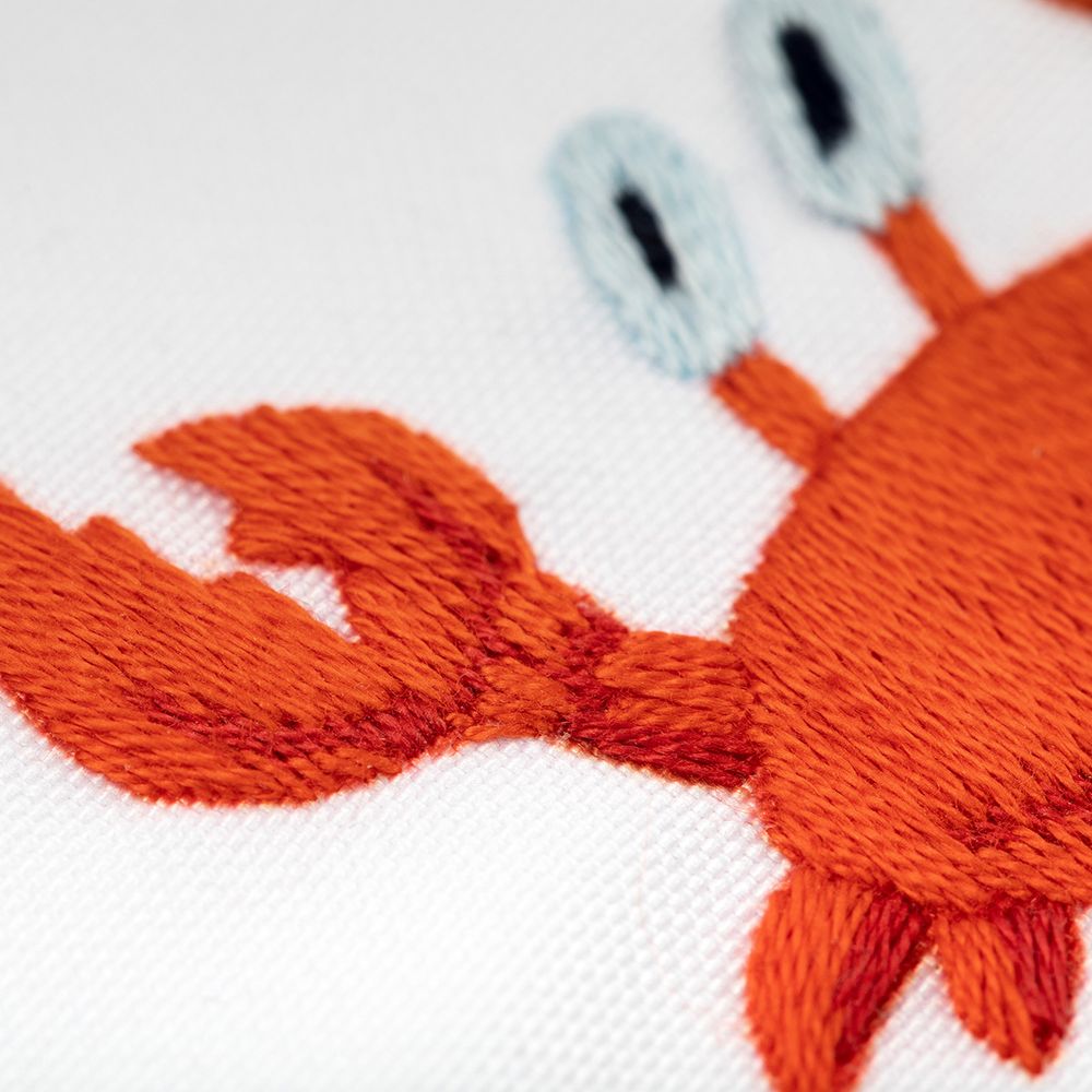 Набор для вышивания нитками Panna, Живая картина. Паттерн. Морской, 18х30 см