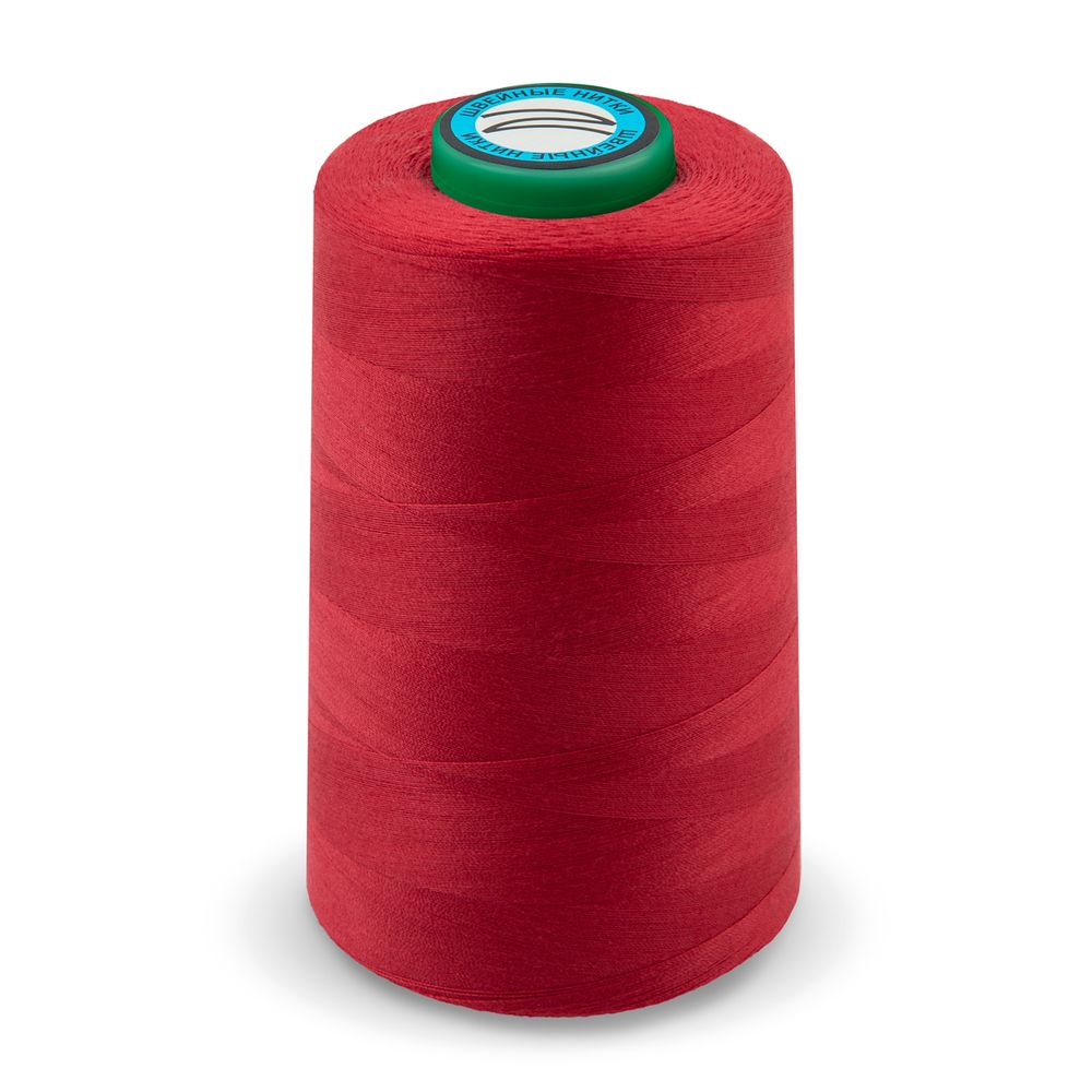 Нитки универсальные Nitka 40/2, 4570 м (5000 ярд) / 1 кат., 115 т.красный