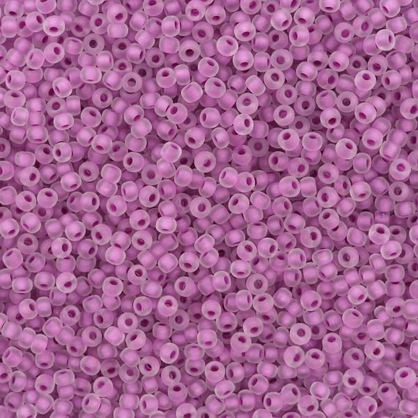 Бисер Preciosa прозрачный с цв. центром матовый 10/0 (2.3 мм), круг.отв, 50 г, (38328)