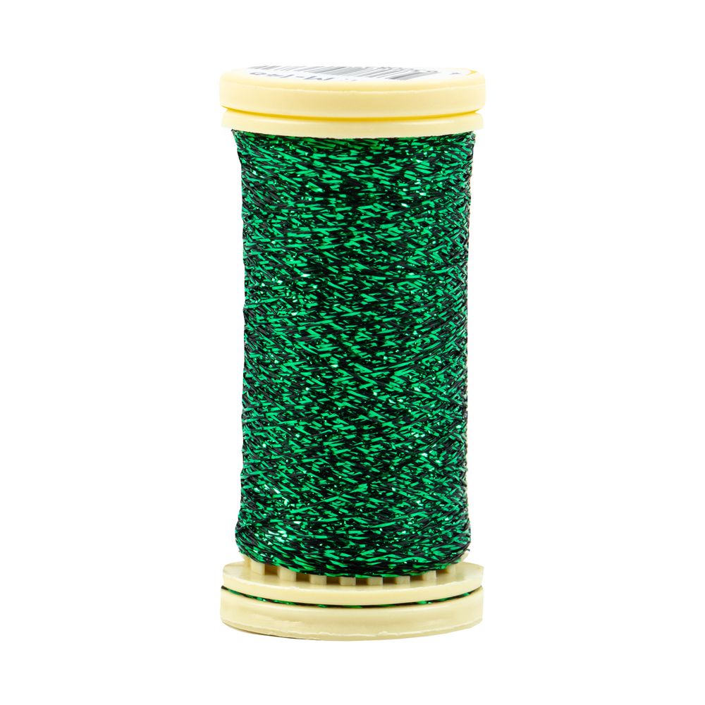 Мулине Gamma металлик M 5 мотков по 50 метров, M-146 черный/зеленый, Gamma BRILL