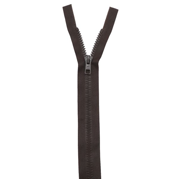 Молния трактор Arta Т6 (6 мм) 1 зам., разъем., 90 см, цв. 068 т.коричневый, уп.5 шт