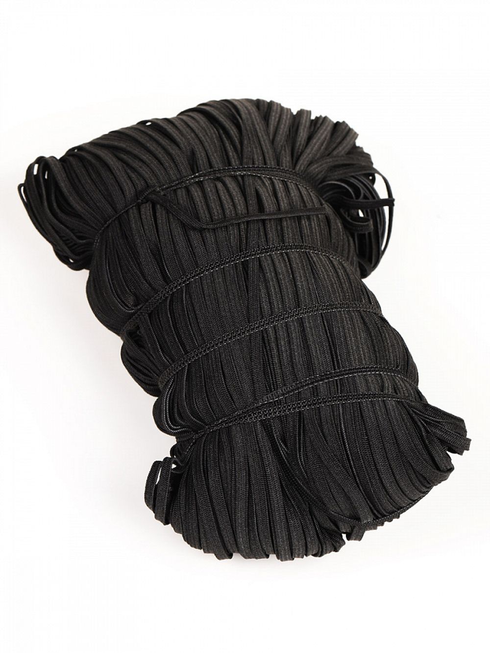 Резинка бельевая (стандартная) 4.0 мм / 200 метров, 3.9 г, вязаная, черный