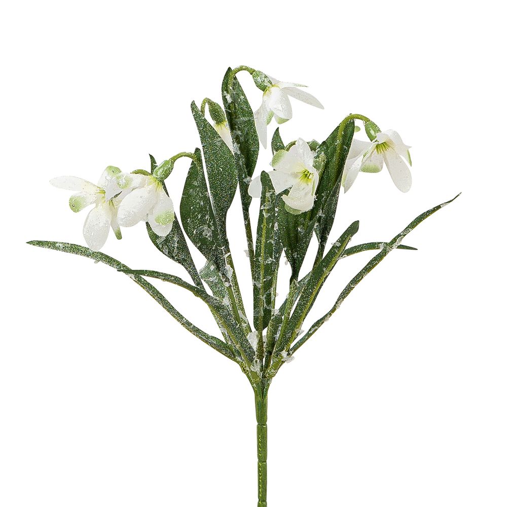 Цветы искусственные Подснежник 24 см, белый 1, Fiebiger Floristik GmbH /TOS/