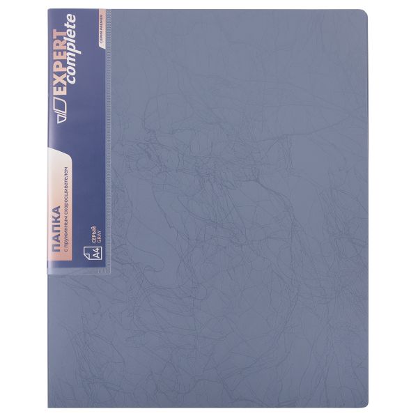 Папка пруж.скоросш. A4 700 мкм 20 мм, волокно, 6 шт, серый new EC210530157, Expert Complete