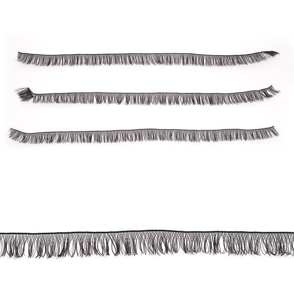 Ресницы для кукол 70080 10 мм L19,5 см цв. черный уп. 200 шт