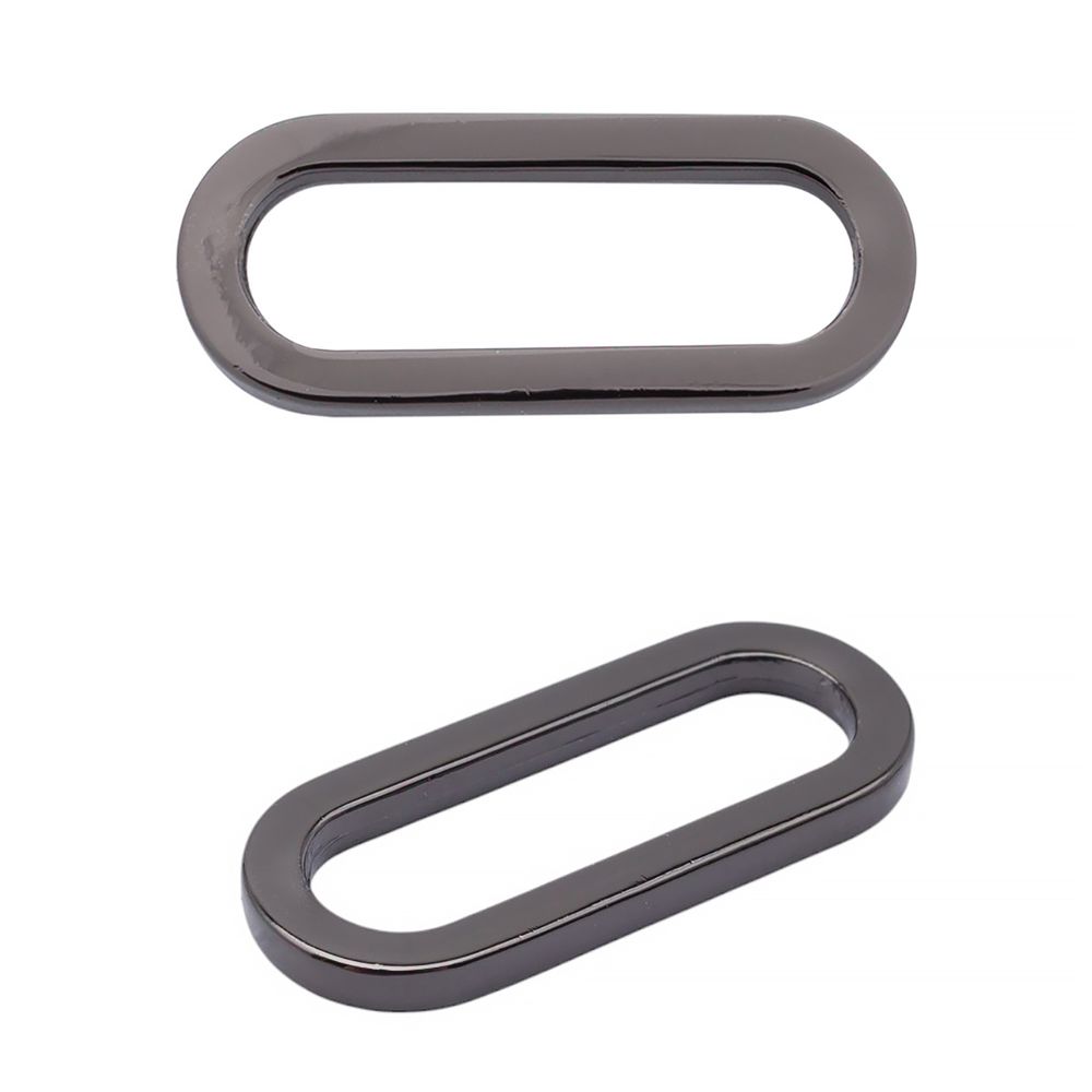 Рамка овальная металл 20 мм (чер.никель), ГНУ13818, 20 шт