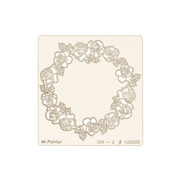 Чипборд 9.5х10 см, 1 шт, 190205 Чайная роза, Mr.Painter CHI-9