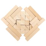 Заготовка из дерева (набор) Треугольники и бруски 44 шт, Mr.Carving, П-03Р