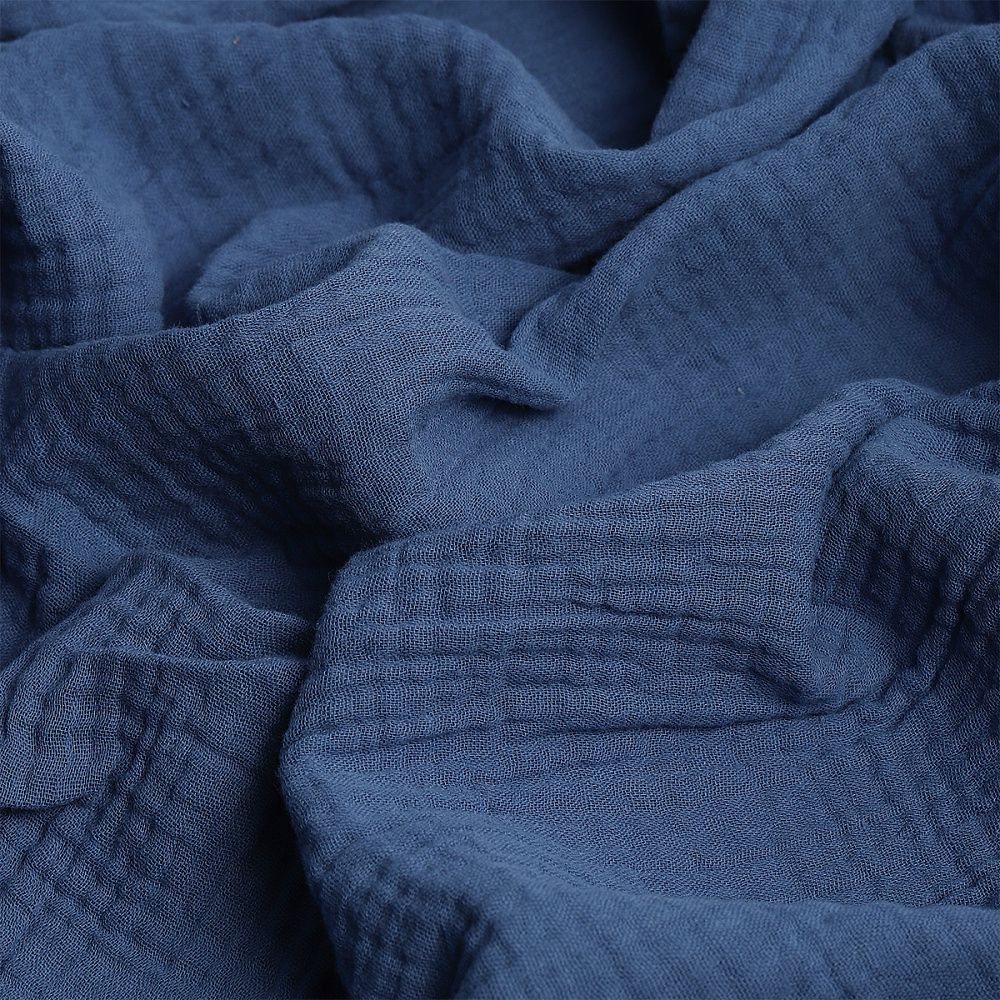 Муслин 125 г/м², 130 см / 2 метра, TBY.Mus.24723.67.2, цв.67 бл.синий