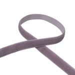 Лента бархатная (тесьма) эластичная 12.0 мм / 16.5±0.5 метра, №609 (17-1605) сиреневый, Blitz VRE-12