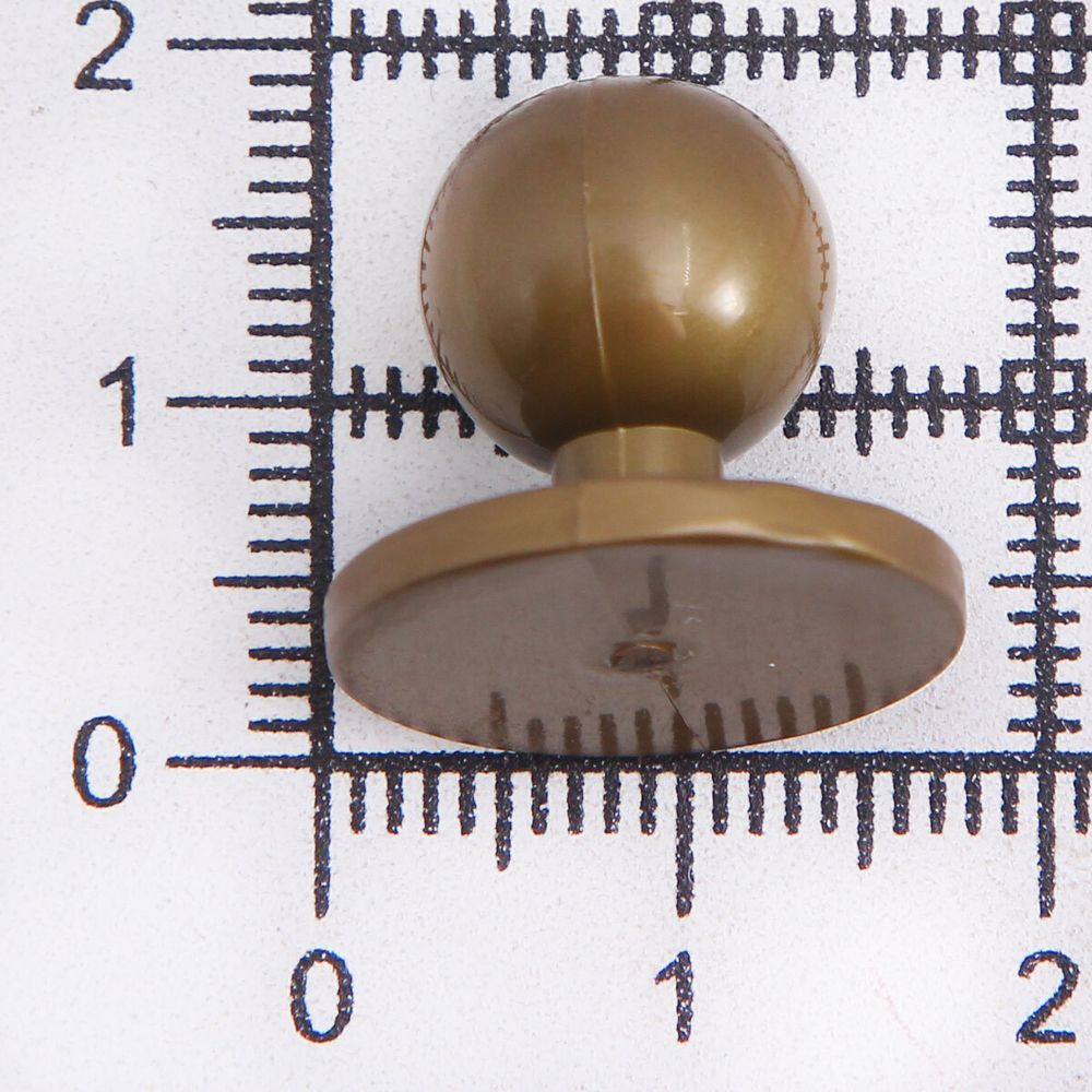 Пуговицы Пукли для поварских курток 12 шт, 10мм (d основания=18мм, h=16мм) (золото/бронза)