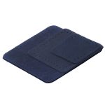 Набор заплаток пришивных из замши, ромб 4х5,6см, 6х8,4см, 8х11,2см, с перфорацией, 3 шт (22 темно-синий), 59405