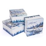 Набор подарочных коробок "3в1", 20х20х11 - 24х24х13 см, 03, Stilerra SBOX-SN4-3