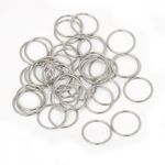 Кольца для бюстгальтера металл ⌀18.0 мм, 018 цв.никель, уп.100 шт