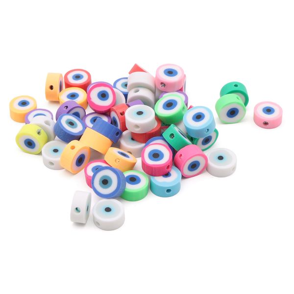 Бусины полимерная глина набор Кружки 10 мм, 20г, Astra&Craft