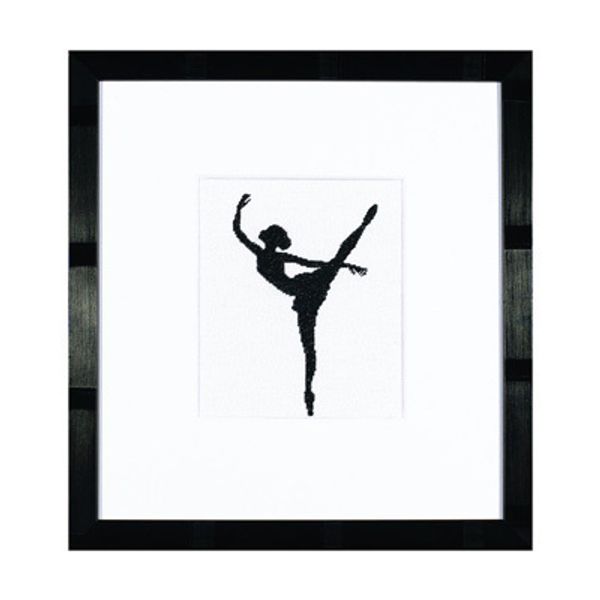 Набор для вышивания нитками Lanarte, Танцующая балерина 11.5х14.5 см