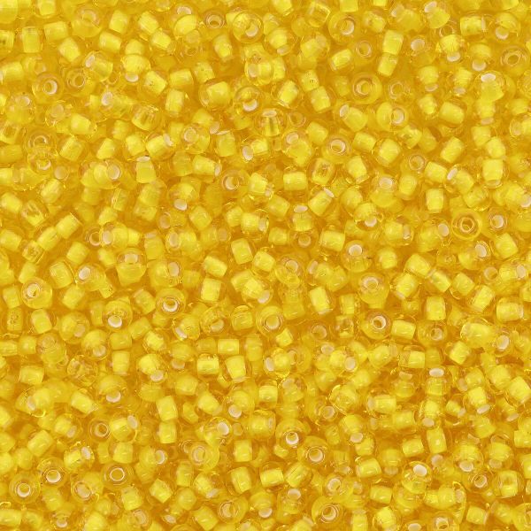 Бисер Preciosa прозрачный с цв. центром 10/0 (2.3 мм), круг.отв, 50 г, (85016)