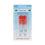 Булавки английские безопасные 53 мм, 4 шт, 05 красный, Gamma BUK-004