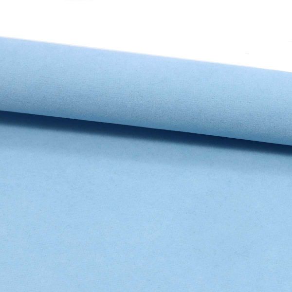 Замша искусственная двухсторонняя, 20х30см, 2 листа, 26365 голубой