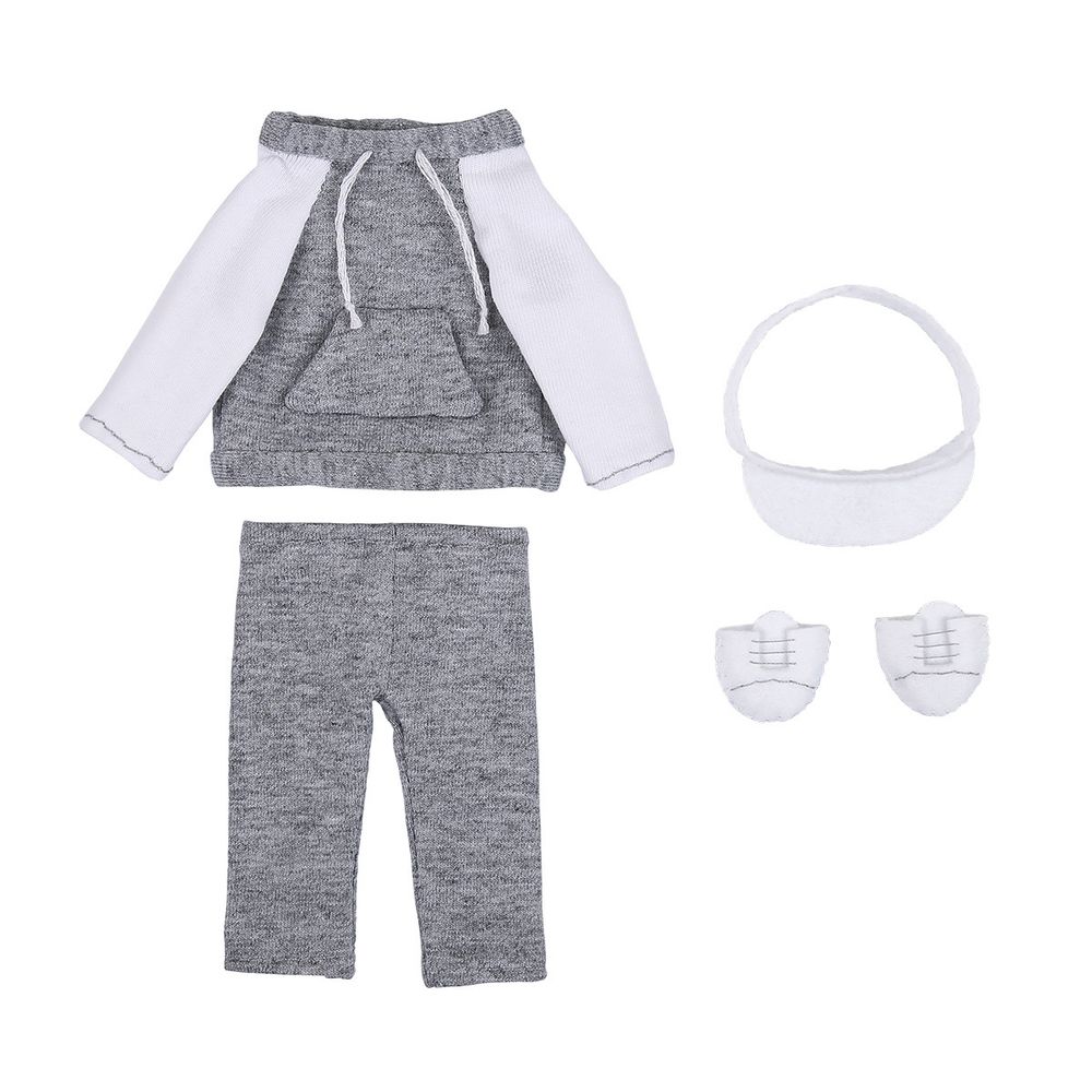 Набор для шитья игрушки Одежда для куклы. Спортивный костюм 20 см, Miadolla DLC-0396