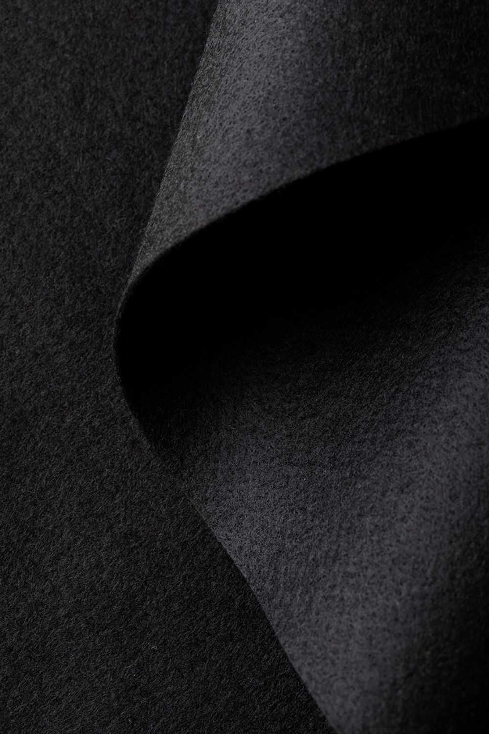 Фетр листовой мягкий 1.0 мм, 33х53 см, RN31 черный, Gamma FKR10-33/53