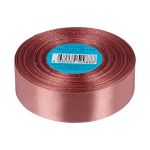 Лента атласная 1-сторонняя 25.0 мм / 33±2 метра, 147 грязно-розовый, Gamma