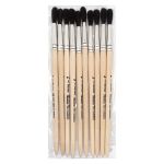 Кисть белка круглая (ученическая) №5,10 шт