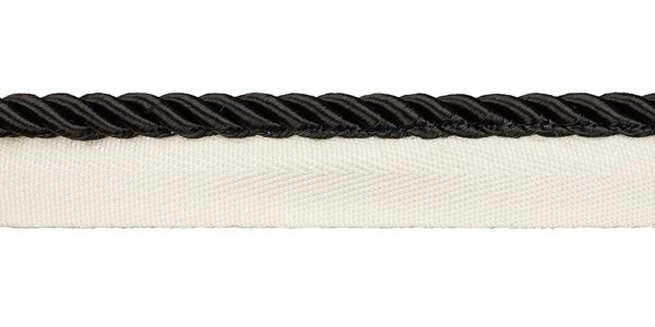 Кант мебельный 8 мм / 25 метров, 61115 черный, Gamma ДТ