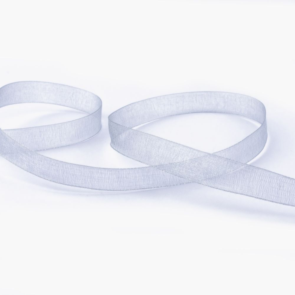 Лента капроновая (органза) 10.0 мм / 22.8±1 метра, 116 св.серый, Blitz OR-10