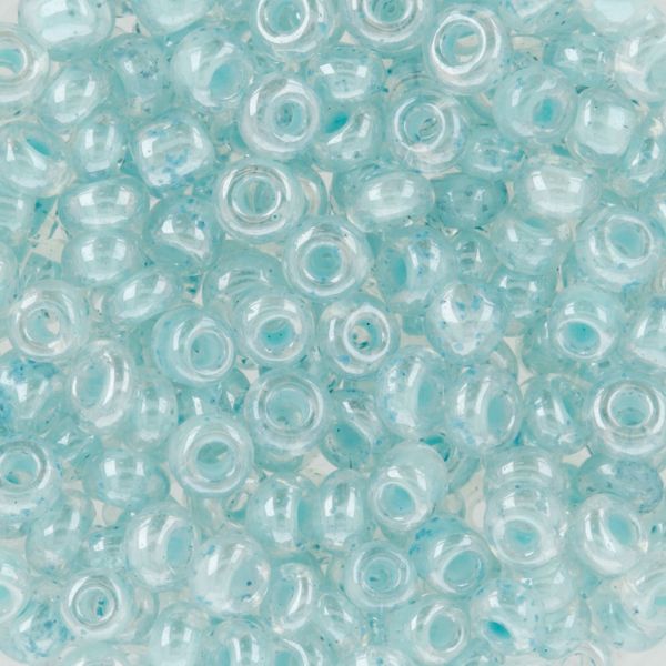 Бисер Zlatka 8/0 (2.9 мм), 100 г (10х10 г), №2213 св.голубой, GR