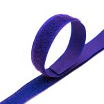Лента контактная липучка (велкро) пришивная 20 мм / 25 метров, 5075 фиолетовый, /пара/, кач."C" /TOS/