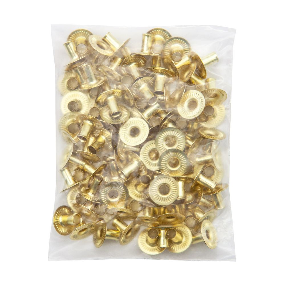 Часть кнопки Альфа (S-образная) ⌀11 мм (D-часть), 520 золото, 100 шт, S090516, BIG