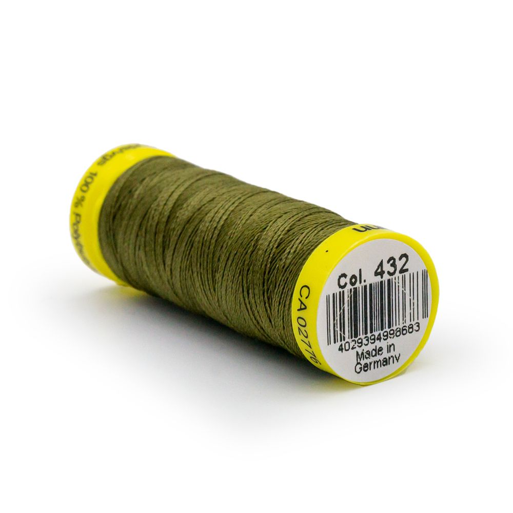 Нитки для трикотажа Gutermann Maraflex, 150м, 432 оливково-зеленый, 5 катушек