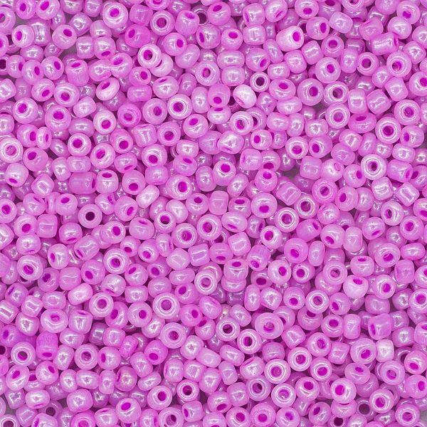 Бисер Astra&Craft 11/0 (2.1 мм), 200 г (10х20 г), цв. 151 т.розовый/жемчужный