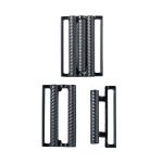 Пряжка-застежка 40 мм (внешн. 45х31 мм), 4 шт, чер.никель, BIG