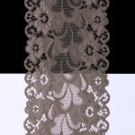 Кружево бельевое эластичное 150 мм / 13.72 м, цв. C072 шиншилла