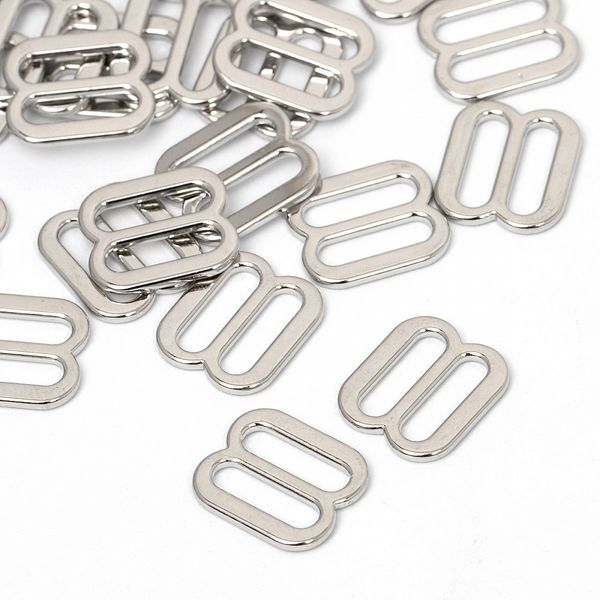 Рамки-регуляторы для бюстгальтера металл 10.0 мм, 810Z цв.никель, уп.100 шт