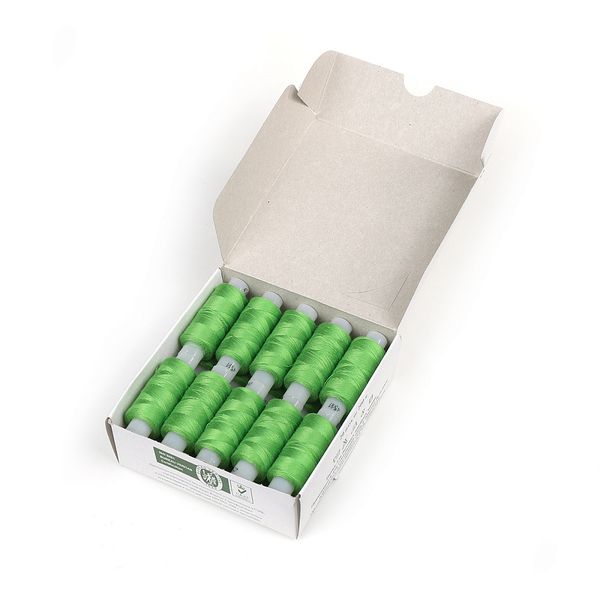 Нитки армированные ПНК им.Кирова 45ЛЛ, бытовые, 200 м / 20 кат., 3906 зеленый