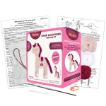 Набор для вязания игрушки Miadolla, Мечтательный единорог, AMG-0118