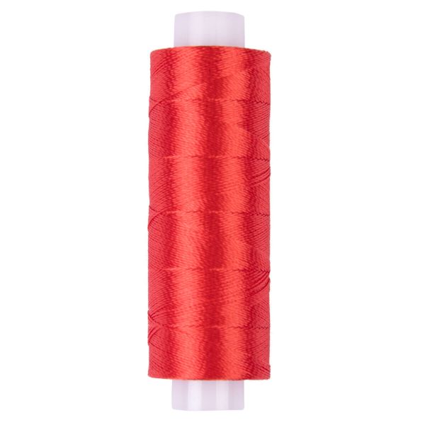 Нитки вышивальные Gamma V150/2, 10х200 ярдов, 3058 алый