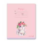 Тетрадь ученическая школьная, блёстки, A5 18 л. на скобе 65 г/м², белизна 100% 20 шт линия, 01450 Луговые цветы, Светоч Т183