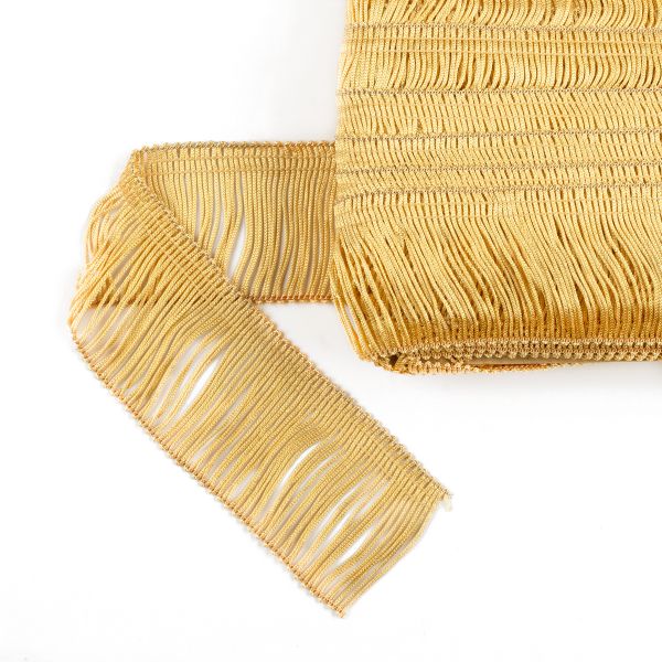 Бахрома отделочная 55.0 мм / 25 метров, 123 золотистый, Gamma 115