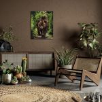 Алмазная (кристальная) мозаика Фрея ALPD-264, на подрамнике Хозяин леса, 40х50 см