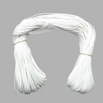 Шнур кожа искусственная ⌀2.5 мм / 100 метров, матовый, белый