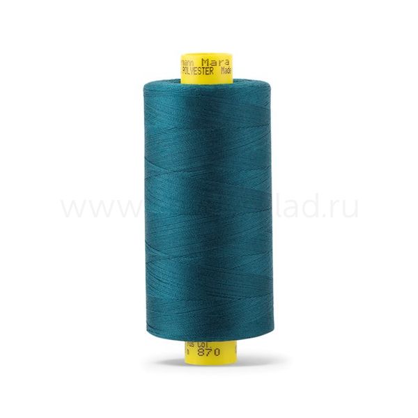 Нитка универсальная Gutermann Mara 120/2, 1000 м, 700207, 870 малахит, 1 шт