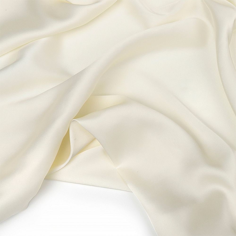 Шелк Армани 90 г/м², 150 см / 25 метров, TBYArm-073, цв.73 молочный