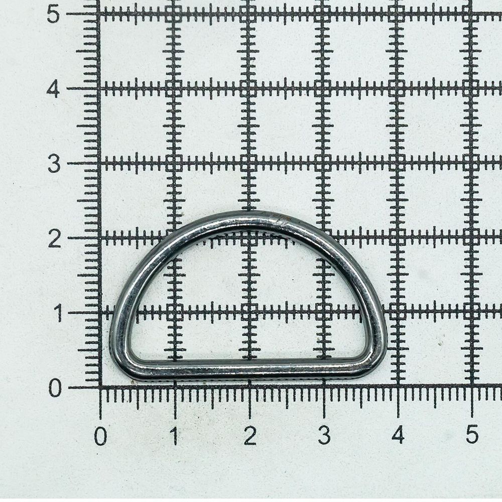Полукольцо литое металл внутр. 30 мм (внешн. 37х22 мм), 4 шт, цв.оружейн.металл, Prym